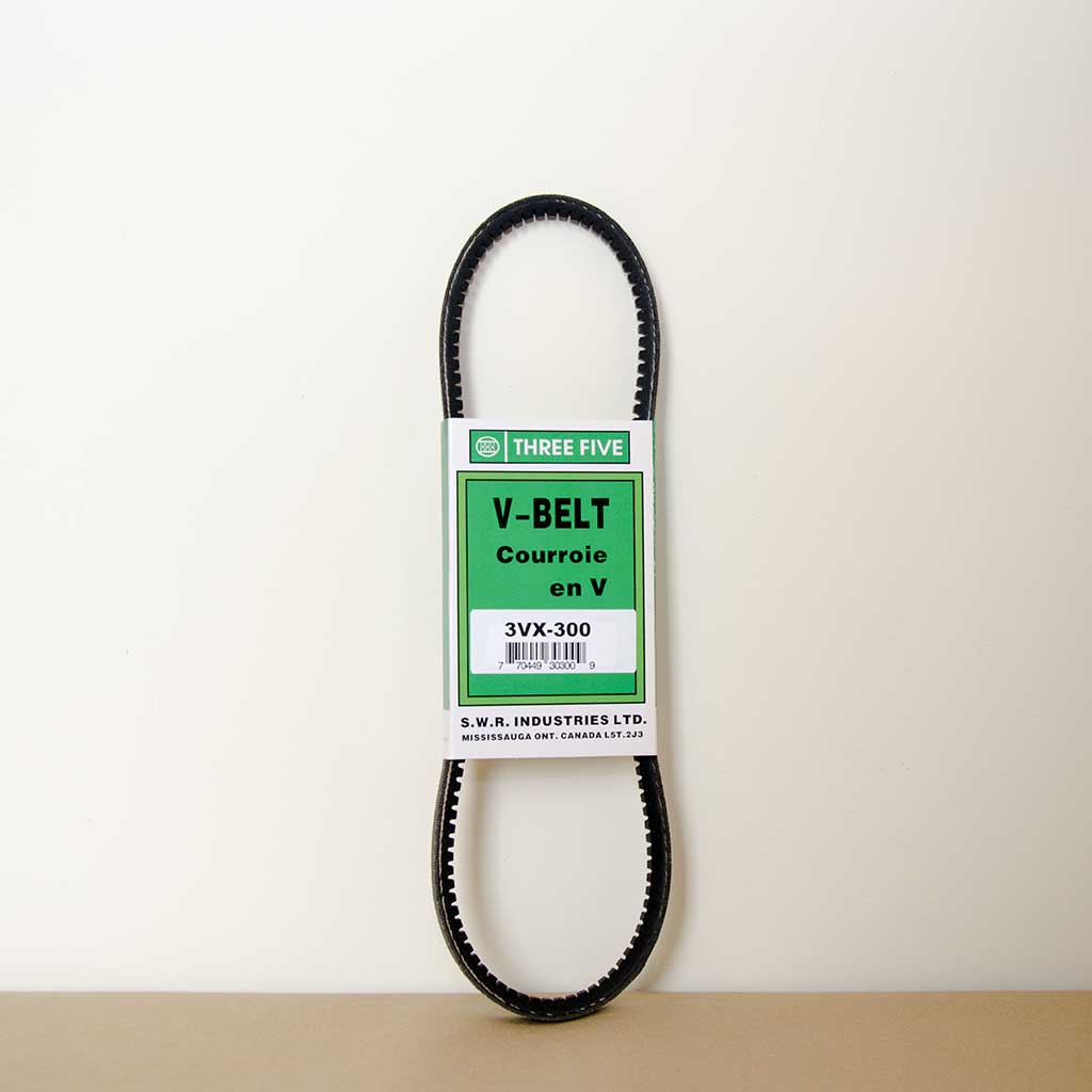 3VX250 Industrial Cogged V-Belt - 3/8" X 25" Notched Raw Edge (3VX 250) By D&D